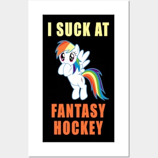 Funny last place Fantasy Hockey  I Suck At Fantasy Hockey Posters and Art